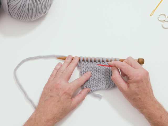 How to Count Rows of Knitting