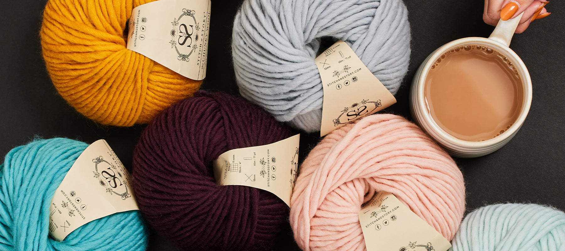 Perfect gifts for crafters - yarns for their stash