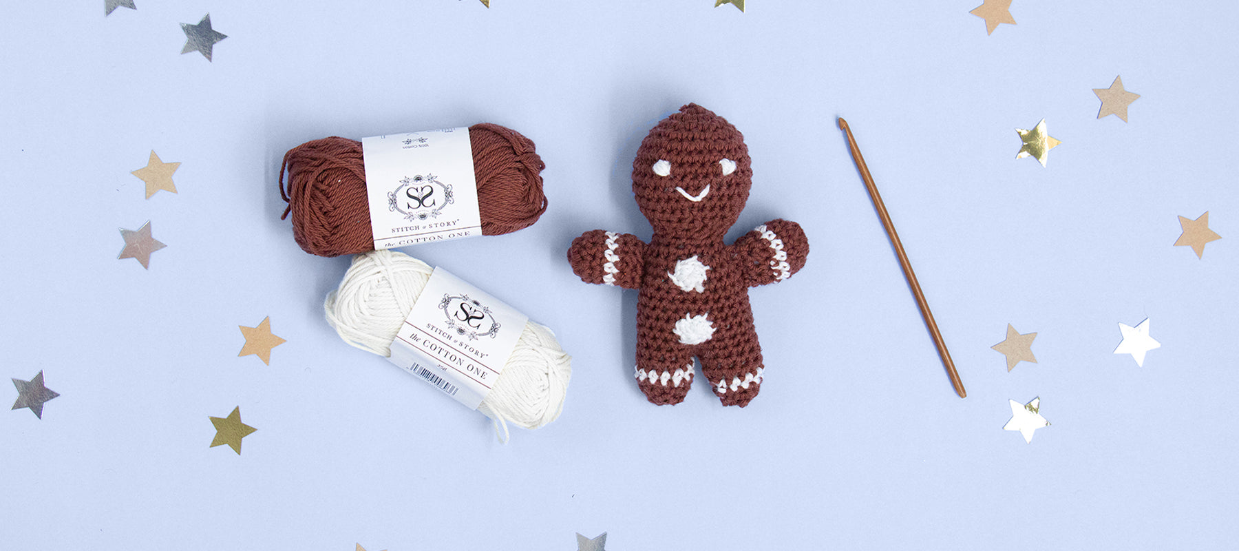Teh Advent CALendar free gingerbread man crochet pattern
