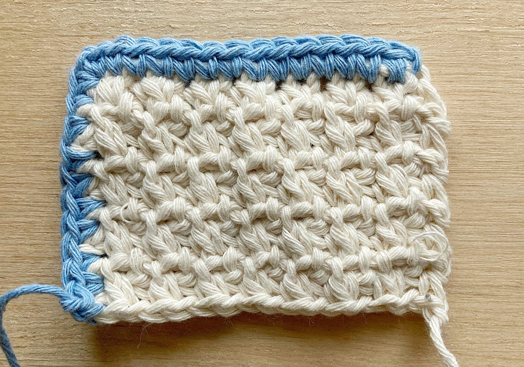 How to crochet waffle stitch