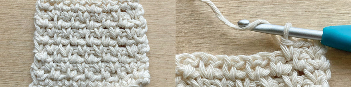 How to crochet moss stitch