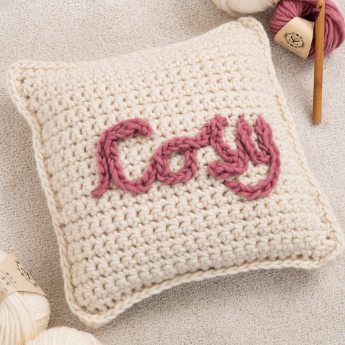 Personalised Cushion Beginners Crochet Kit