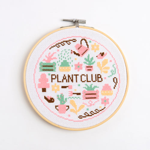 Find Your Club: Plant Club Cross Stitch Kit