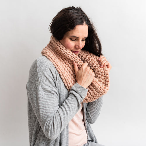 Chunky Weekend Cowl Crochet kit