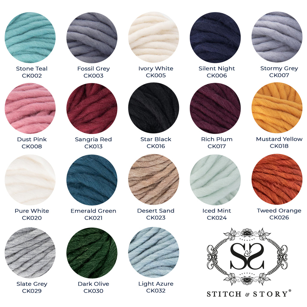 The Chunky Wool Super Chunky Merino Wool Stitch Story