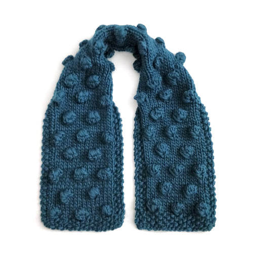 Bobble Snowball Scarf Downloadable Pattern