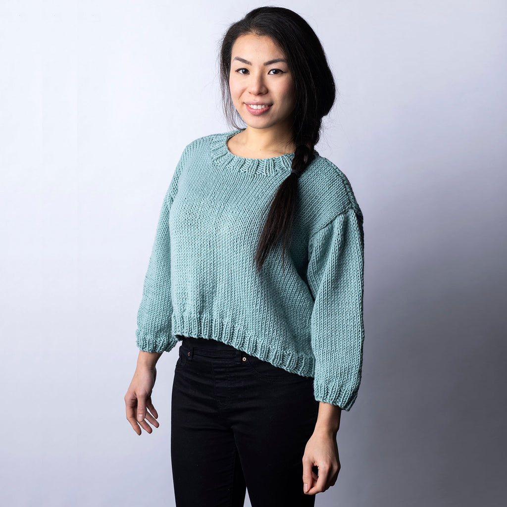 Mid sleeve sweater online