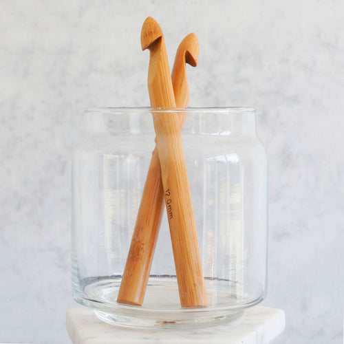 12mm Bamboo Crochet Hook