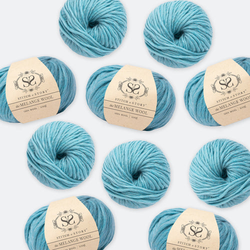 Pack of 10 The Melange Wool 100g balls