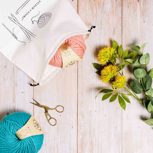 Stitch & Story Cotton Project Bag