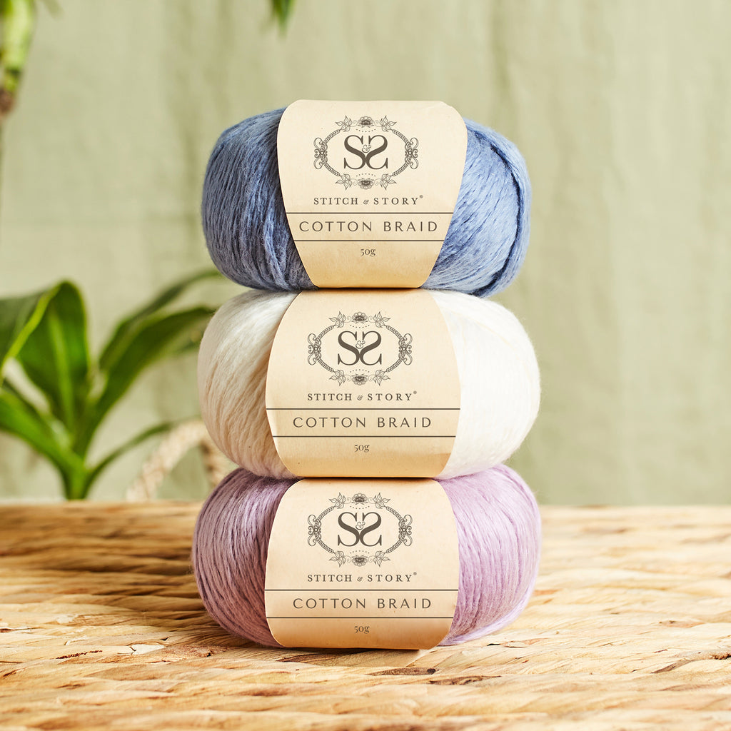 Cotton Braid 50g Balls Stitch Story