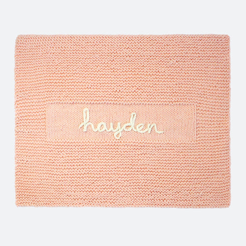 Personalised Baby Blanket Knitting Kit