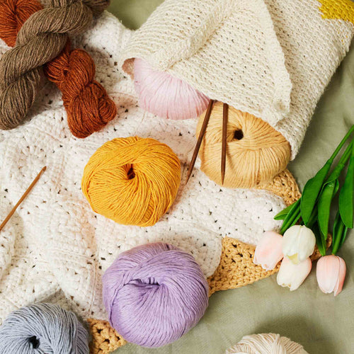 Springtime Motif Blanket Downloadable Pattern
