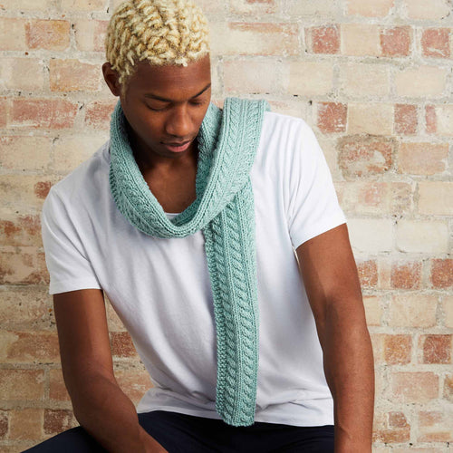 Watson Cable Scarf Downloadable Pattern