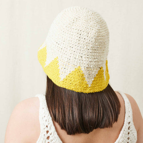 Crochet Zigzag Bucket Hat Downloadable Pattern