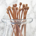 5mm Short Bamboo Knitting Needles (25cm)