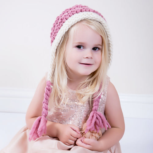 Ivy Braid Trapper Hat Downloadable Pattern