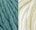 Stone Teal / Ivory White