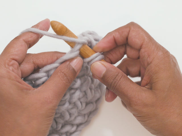 How to Crochet Herringbone Half Double Crochet (US Terminology)