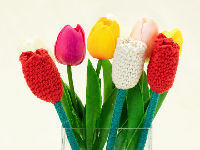 Free crochet pattern how to crochet tulips