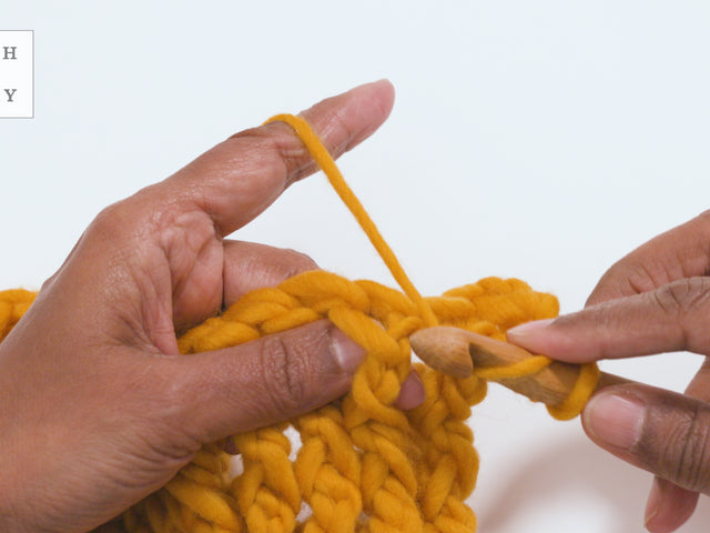 How to Create Raised Double Crochet (US terminology)