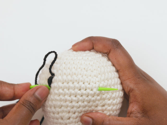 How to Embroider Your Crochet - Left Handed