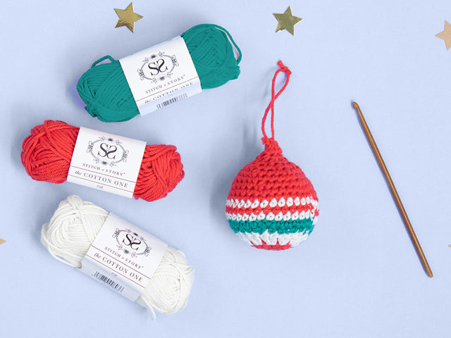 The Advent CALendar: Free Christmas bauble crochet pattern