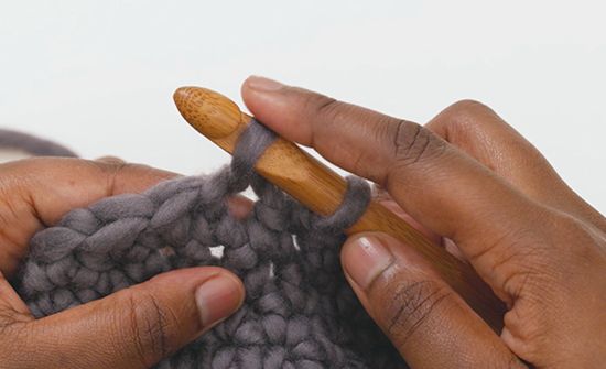 Closing A Round: Slip Stitch