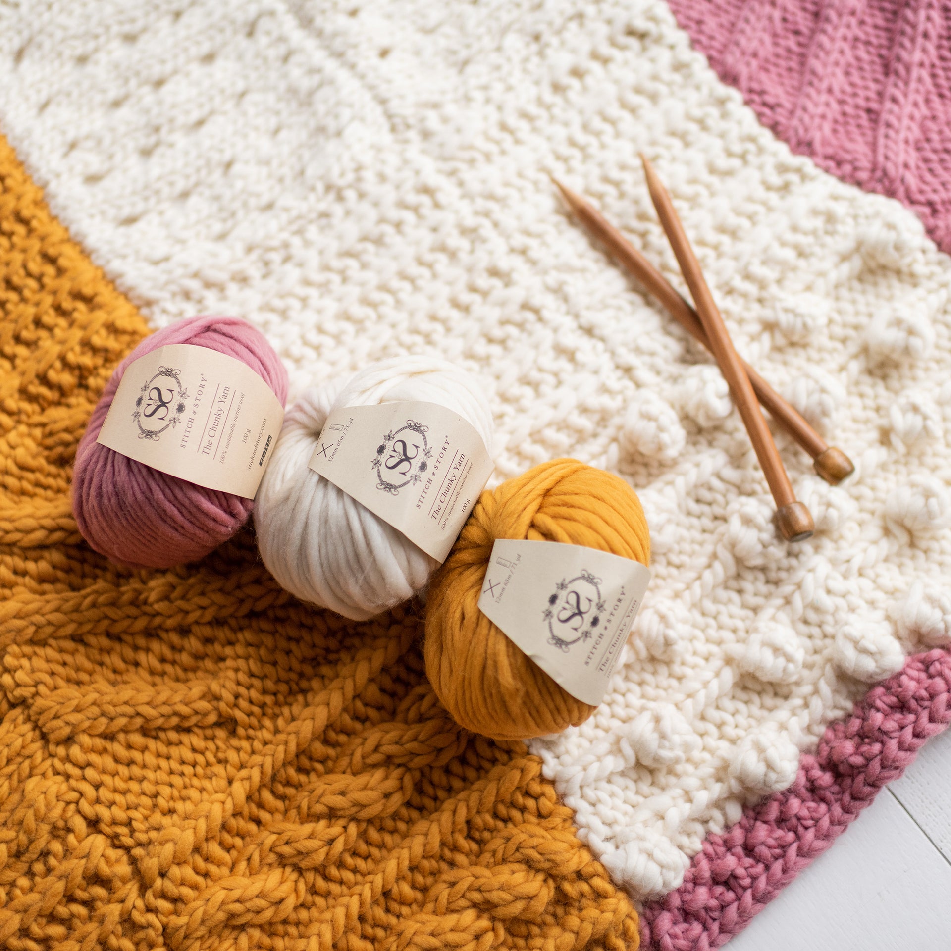 P T Pattern Chunky wool patterns