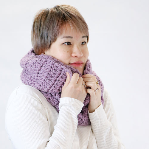 Riley Crochet Infinity Scarf Crochet kit