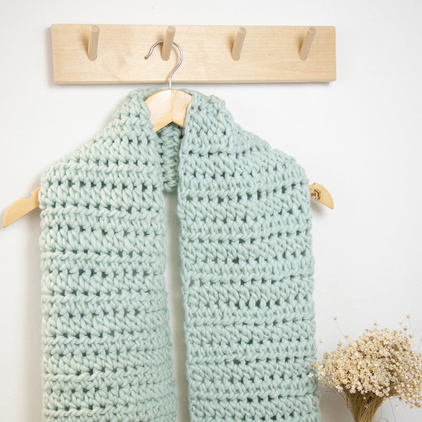 Beginners Scarf Crochet Kit Easy Beginners Crochet Kit Crochet Scarf  Pattern Wool Couture 
