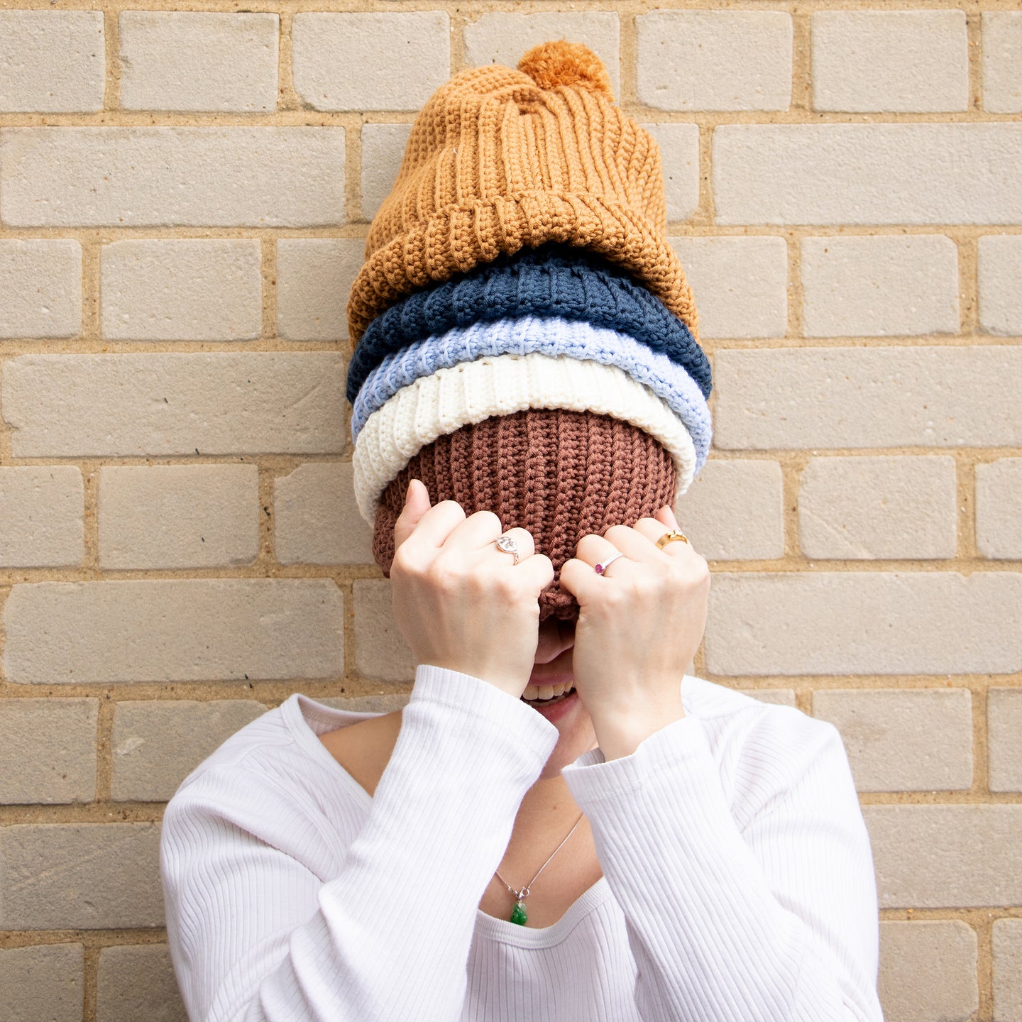 Skylar Crocheted Beanie Crochet kit