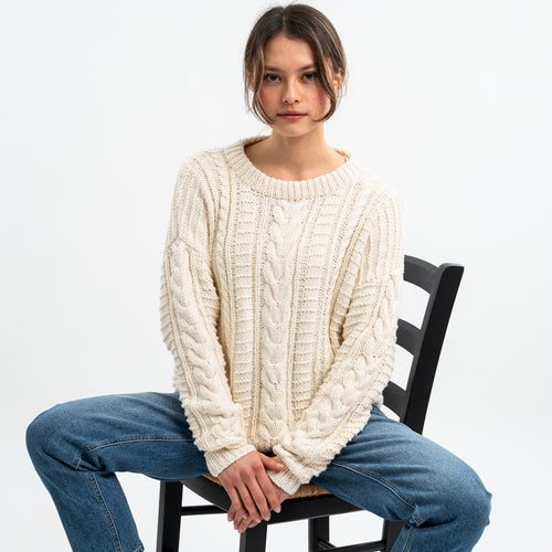 FREE PATTERN Atlantis Cable Sweater Downloadable Pattern