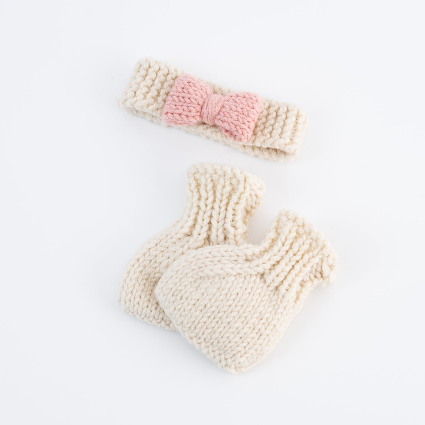 Baby Booties & Headband Knitting Kit