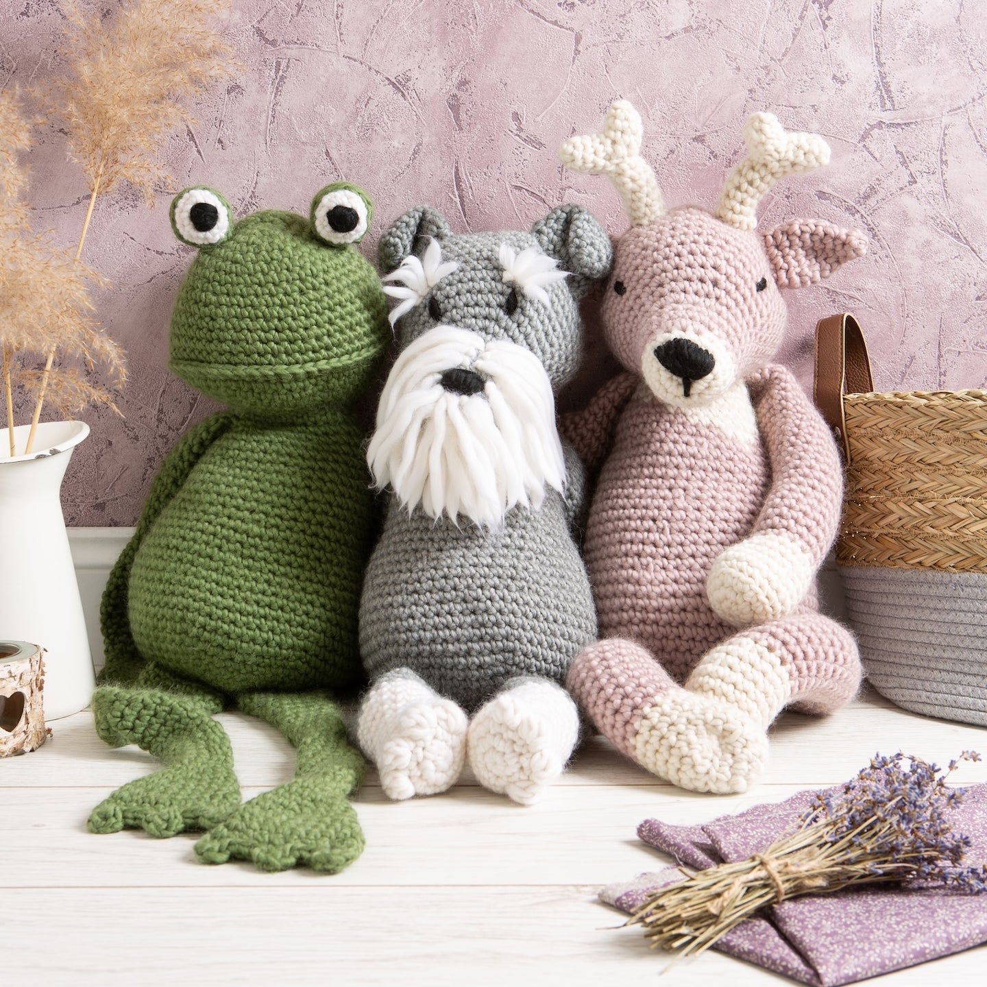 Bonnie the Cow & Friends Crochet Book by Claire Gelder