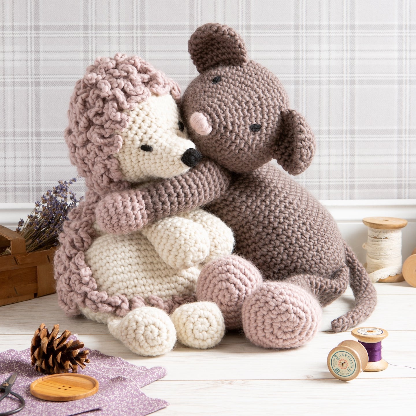 Bonnie the Cow & Friends Crochet Book by Claire Gelder