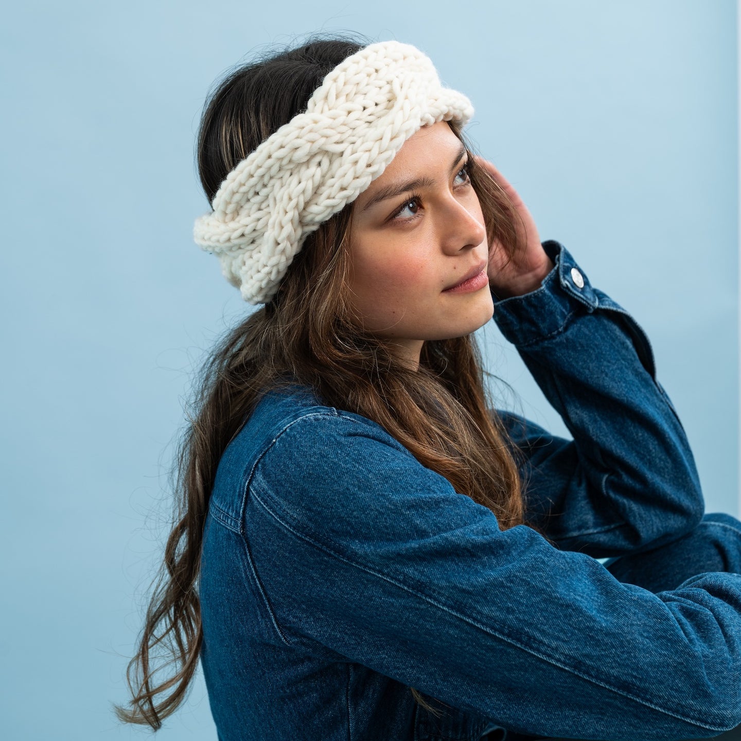 Chunky Cable Headband Knitting Kit