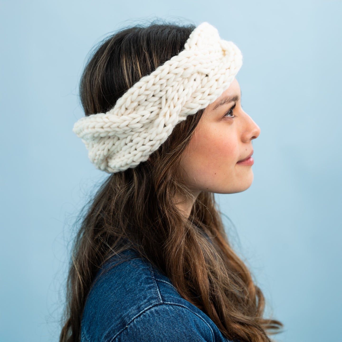 Chunky Cable Headband Knitting Kit