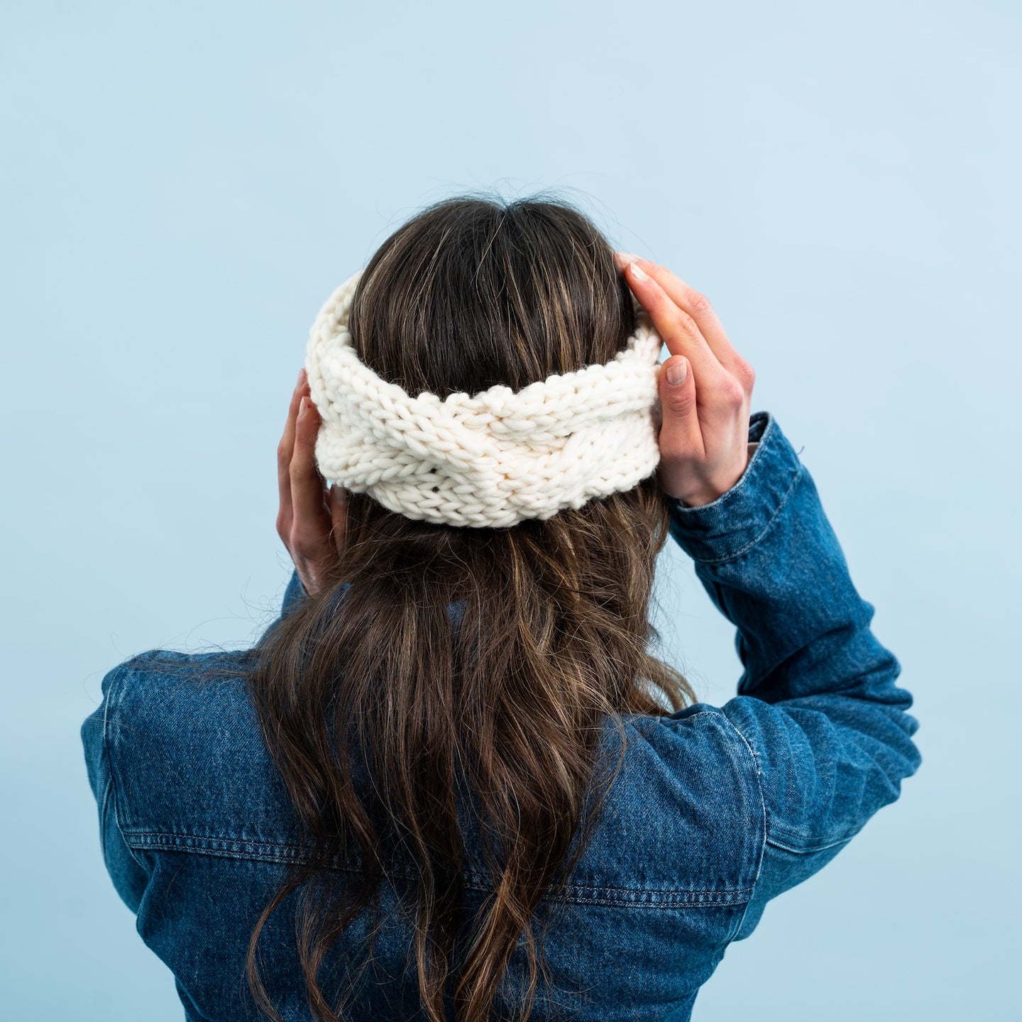 Chunky Cable Headband Knitting Kit