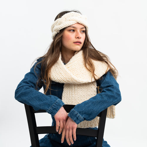 Staple Scarf and Headband Knitting Kit