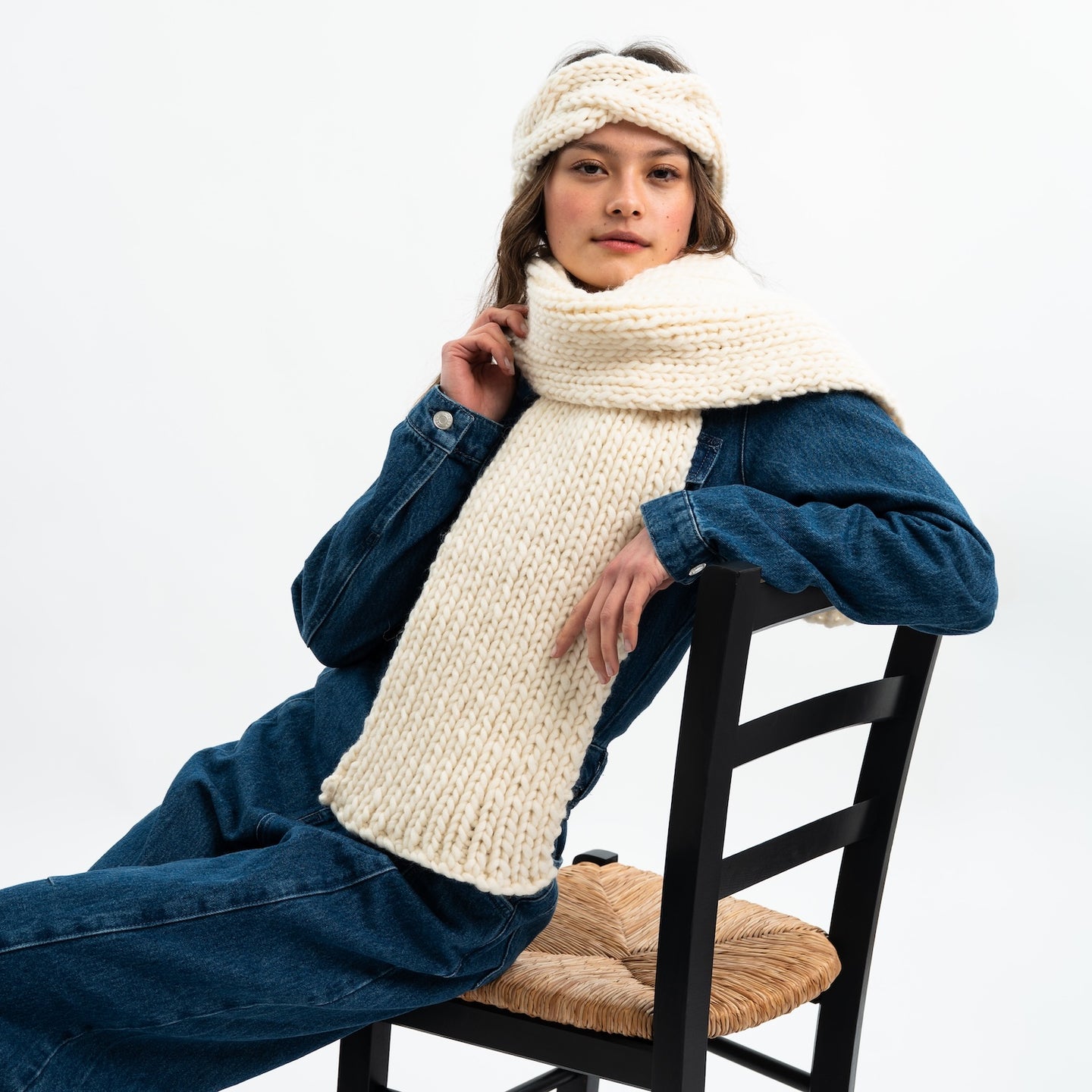 Staple Scarf and Headband Knitting Kit