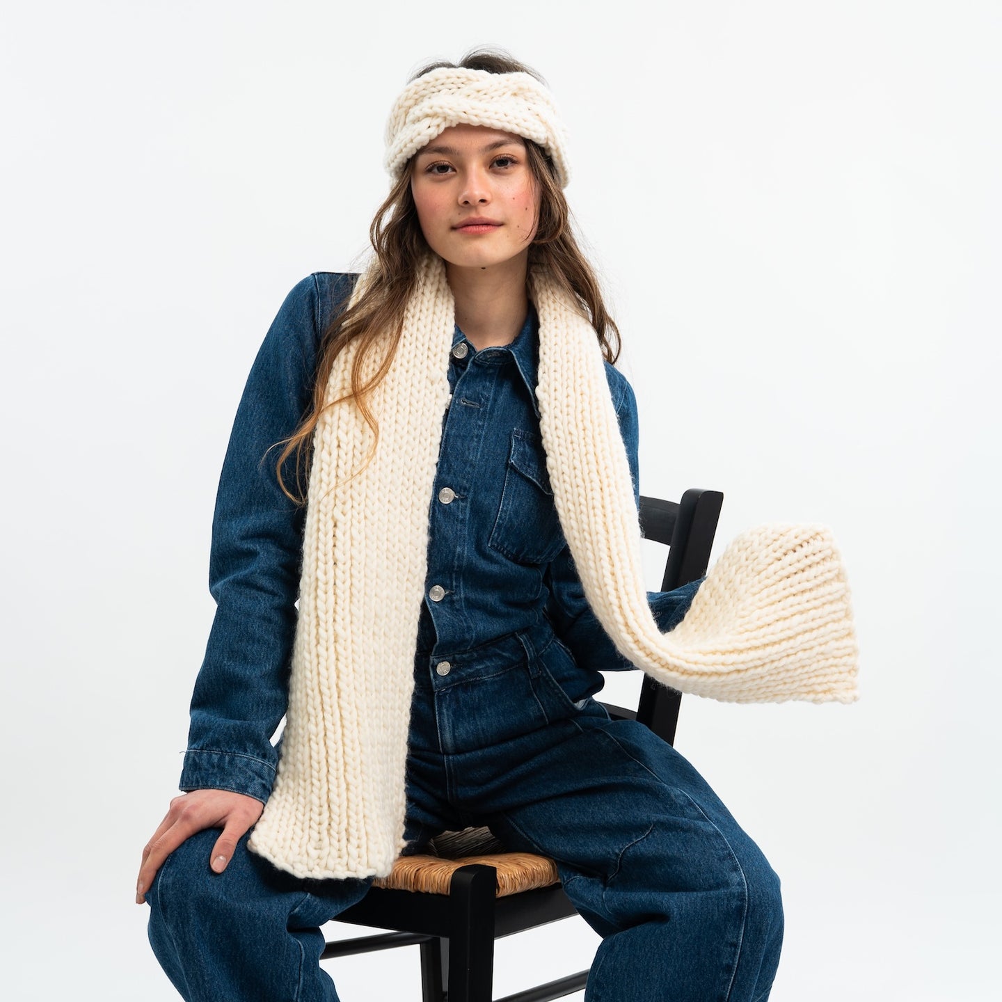 Staple Scarf and Headband Knitting Kit