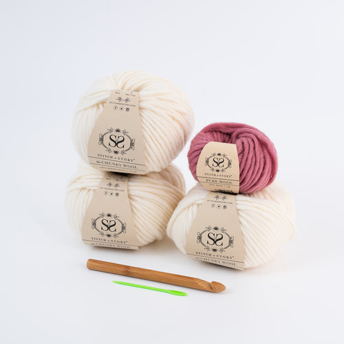 Personalised Cushion Beginners Crochet Kit