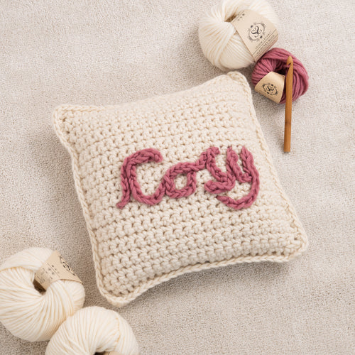 Personalised Cushion Beginners Crochet Kit