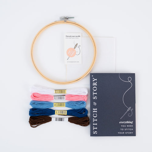 Find Your Club: Coffee Club Cross Stitch Kit