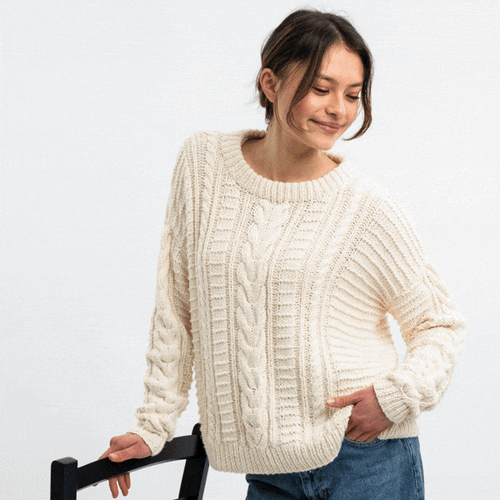 FREE PATTERN Atlantis Cable Sweater Downloadable Pattern