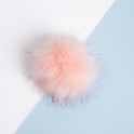 Pink Faux Fur Pom-pom
