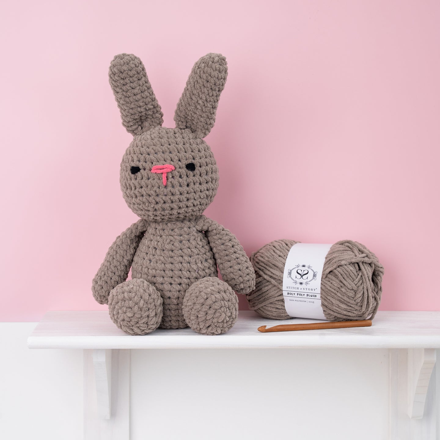 Giant Kali Bunny Amigurumi Crochet Kit