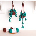 Hanging Plant Duo Amigurumi Crochet Kit