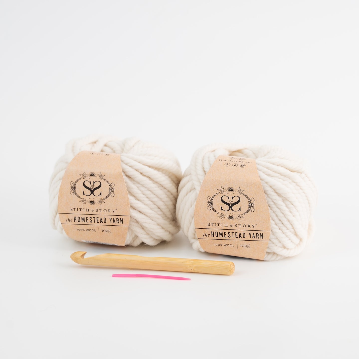 Love Me Heart Cushion Crochet Kit